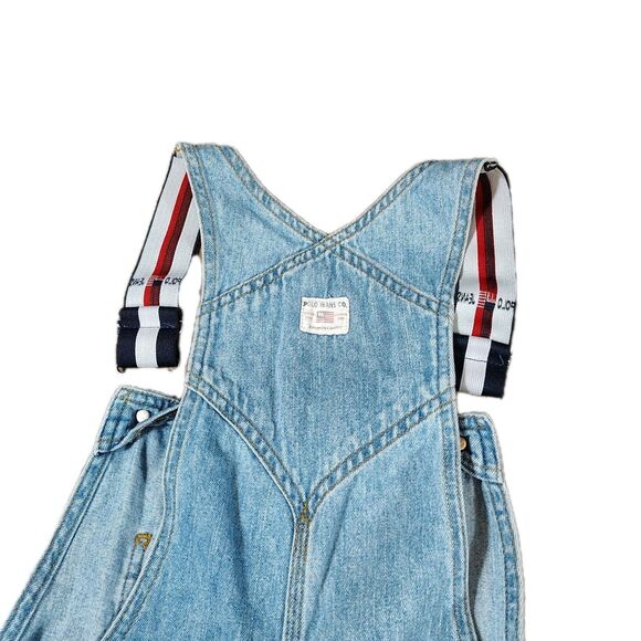 Polo Jeans Co Ralph Lauren Womens Y2K Carpenter Denim Overalls Size S Suspender - Picture 9 of 12
